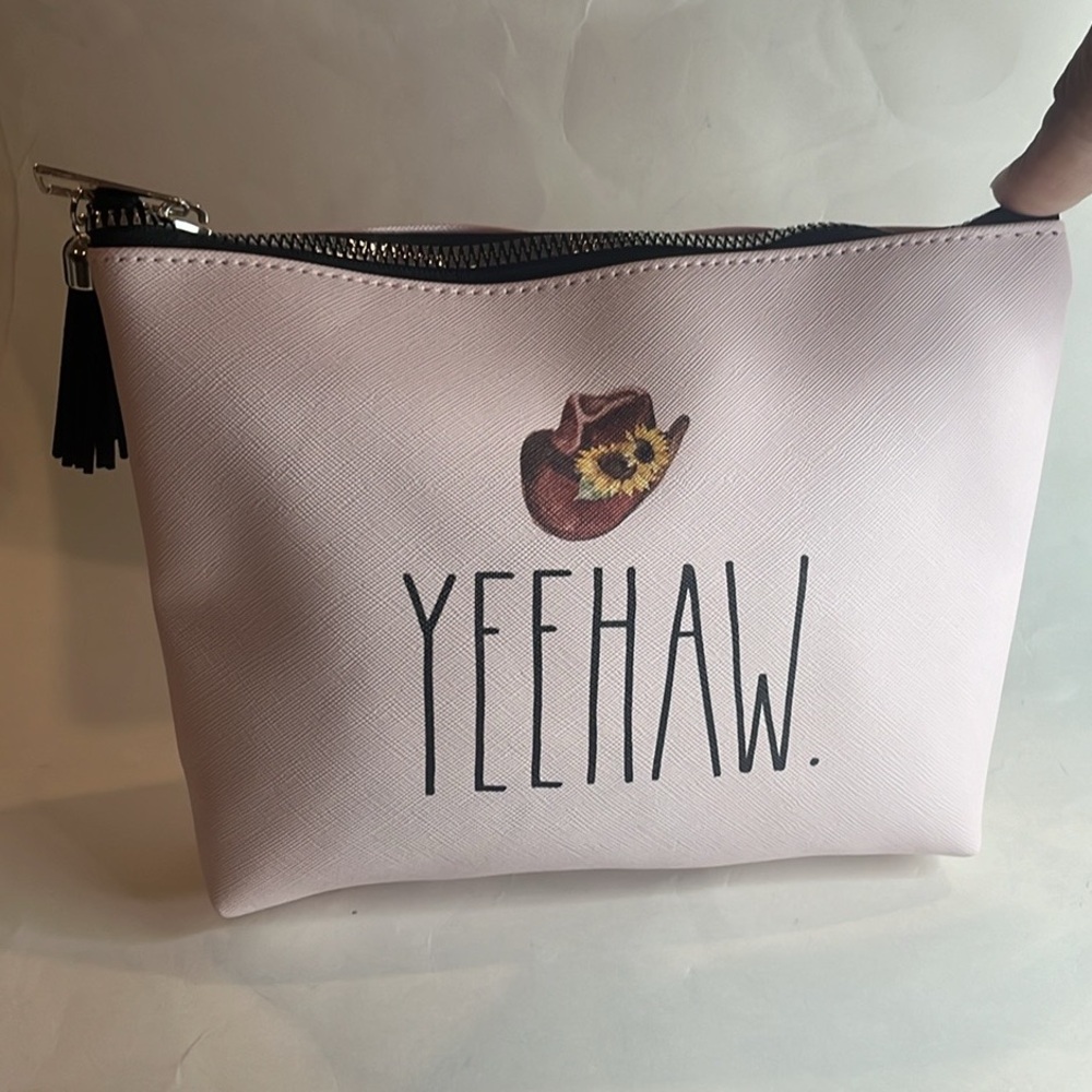 Rae Dunn Pink Yeehaw bag